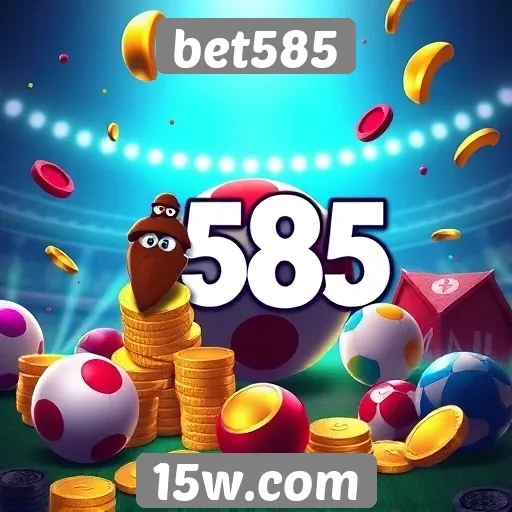 Diversidade de jogos disponíveis no site bet585