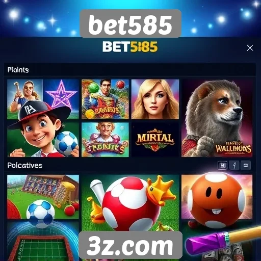 Exploração das opções de jogos disponíveis no bet585