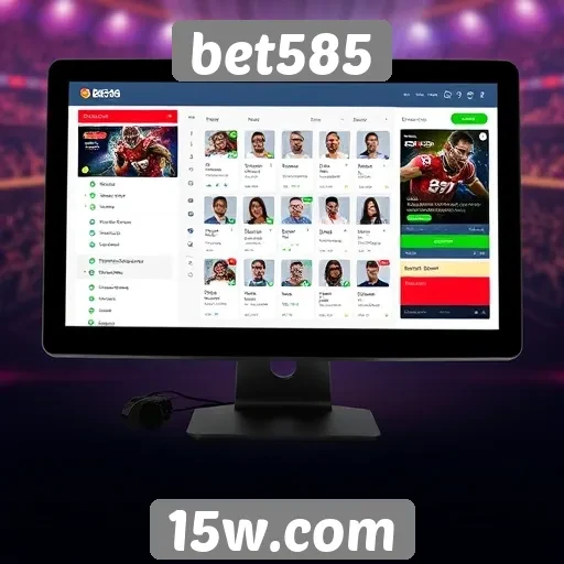 Interface e experiência do usuário no bet585