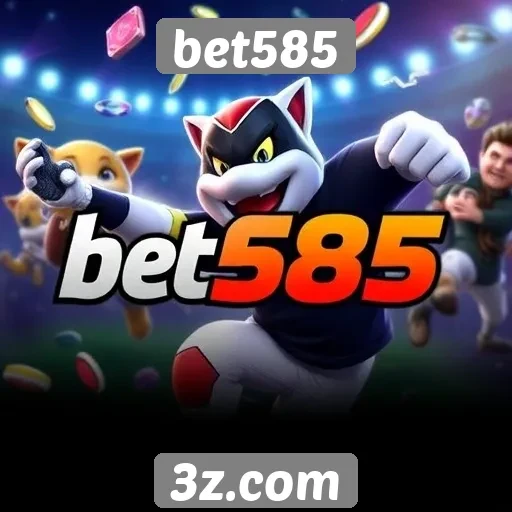 Variedade de jogos disponíveis na plataforma bet585